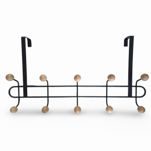 علاقة باب معدن 5 × 2 عين مع نهايات كرات خشب 